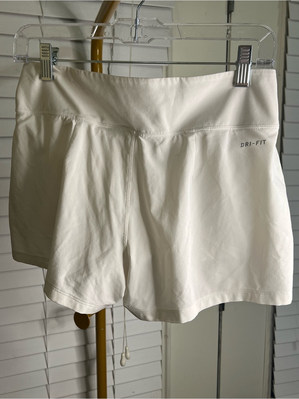 Nike White Dri-FIT Women's Athletic Shorts